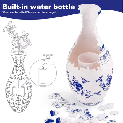 3D Puzzle Flower Vase - 160 Piece
