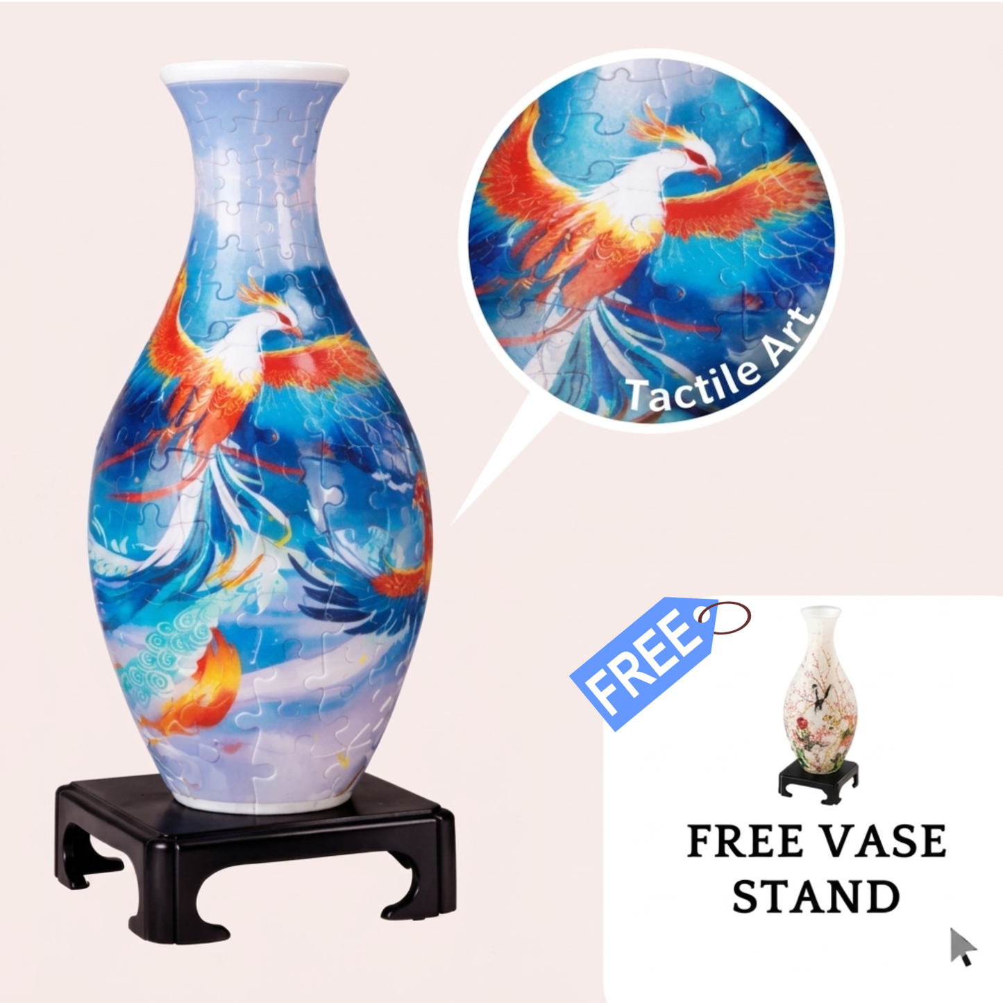 3D Puzzle Flower Vase - 160 Piece