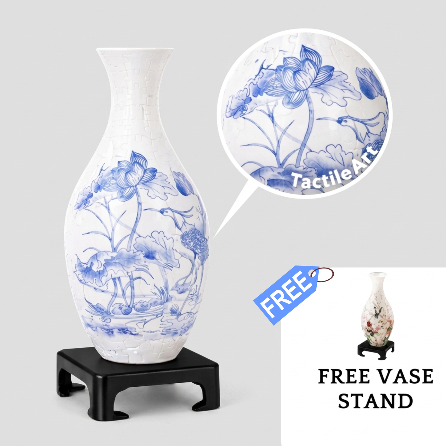 3D Puzzle Flower Vase - 160 Piece